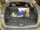 3 Pockets Trunk Organizer Mesh Storage Cargo Net For Subaru Outback 2000-2025