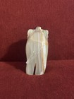 Green Onyx Jade Marble Elephant Figurine Pakistani Hand Carved Statue Stone