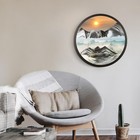 17 3  3d Moving Sand Art Deep Sea Sandscape Wall Decor - Relaxing Home Office Ar