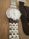 Tissot Classic Dream Quartz White Dial Mens Watch Extra Strap T129 410 11 013 00