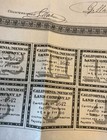 Historical 1888 California Mexico Land Company Gold Rush Land Certificate