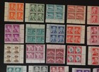Scott  1030-1053 Mint Nh 1954-1968 Liberty Issue Plate Blocks Complete Set   mr7