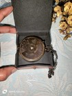 Personalized Calendar Brass Compass With Leather Case  vintage Nautical Compass