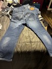 Levi s Athletic Fit Men s Jeans Blue Cotton Medium Wash 5-pocket Button Zip