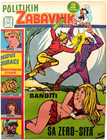 1972 Zagor Politikin Zabavnik Yugoslavian Magazine Cover Only Bandits Vintage E5