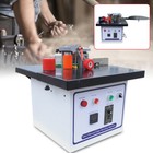 Woodworking Edge Bander Banding Machine Self Cutting Double Gluing Edge Machine