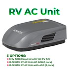 Rv Air Conditioner 16000 Btu Heat Pump cooling Non-ducted Rooftop Camper Ac Unit