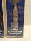 Nos  2  Vintage Konge Tinn Swedish Norwegian Viking Pewter Cake Knife Server Set