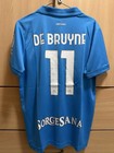 Napoli De Bruyne  11 Blue Home Soccer Jersey Size Men   s Medium