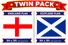 2 Pack Scotland   England 5ft X 3ft World Cup Flag 2026 Speedy Delivery