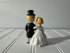 Vintage Norcrest Japan Bride Groom Wedding Cake Topper Figurine Ceramic