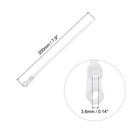 200pcs Cable Zip Ties With Screw Holes 8 Inch Nylon 88 Lbs  White