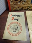 1953 Boy Scout Jamboree Irvine Ranch Lot 2 Patches  Diary  Stationary  Books