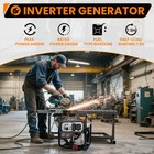 4400 Watt Generators Portable Gas Generator Inverter Quiet For Home And Camping