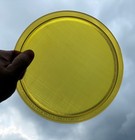 Macbeth Evans Yellow 8-3 8  Traffic Signal Light Lens Tokheim Essco Porthole