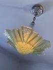 Antique Vintage Art Deco Ceiling Light Fixture Consolidated Martele  Modernizer