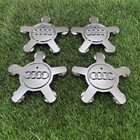 4x Audi Wheel Center Cap Set Gray 4f0 601 165 N Oem 135mm A3 A4 A5 A6 A7 A8 Q5