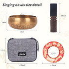 Tibetan Singing Bowls Set- Handmade In Nepal Meditation Sound Bowls For Yoga  Me