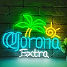 Corona Extra Beer Palm Tree Led Neon Light Sign Lamp Bar Wall Decor 12 6 x16 5 