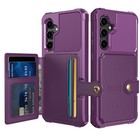 For Samsung Galaxy S26 Ultra S25 S24 Fe S23 Note20 Wallet Case Card Holder Stand