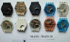 Swatch 10x Vintage Swatch Gent Cases   Dummy s   80 s 90 s   Lot 9   Not Working