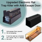 Electronic Mouse Trap Mice Rat Killer Pest Victor Control Electric Zapper Rodent
