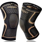 Luxury Copper Compression Knee Sleeves - Ideal For Athletics   Pain Relief