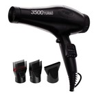 Professional Turbo Titanium Hair Dryer 3500 - 3 Styling Attachments  Fast Drying