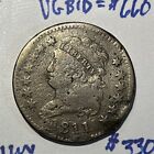 1811 Classic Head Half Cent - Key Date  A Little Damage Still Nice Eye Appeal