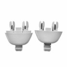 2x Gray Sun Visor Hook Clip Fit For 2012-2015 Vw Volkswagen Passat 6r0857561y20