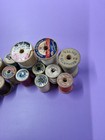 Vintage Wooden Sewing Thread  13 Assorted Spools