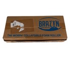 Brazyn Morph Collapsible Travel Foam Roller Alpha Orange For Back Pain Relief