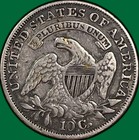 1835 Capped Bust Half Dime Extremely Fine Xf Coin  Faint Cleaning  33337