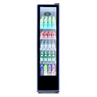 Icecasa 11 Cu ft Upright Beverage Cooler With Ambient Led  Lighting Fridge