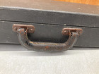Vintage Flared Trumpet Hard Instrument Case Only Box Storage Antique Cornet Geib