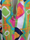 Vintage 60s Op Art Mod Psychedelic Dress Liberty Circle Hawaii Sz  L