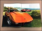 1975 Chevrolet Corvette Vintage Original Car Sales Brochure Catalog