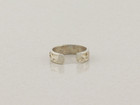 Sterling Silver Flower Toe Ring Band Size 3 1 2 Adjustable