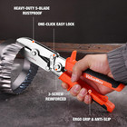 5-blade Hand Crimper  Gutter Crimping Tool And Sheet Metal Crimper For 24-28 Gau