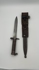 Vintage Military Bayonet With Scabbard