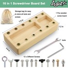 Montessori Screwdriver Board Set  Wooden Montessori Toy Tool For 3 4 5 Year O   