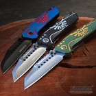 8  Tactical Knife Sheepsfoot Blade Pocket Knife Camping Knife Folding Knife