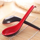 Japanbargain 4623  12-pack Japanese Soup Spoons 6 5 Inch  6 Inch  Red Black