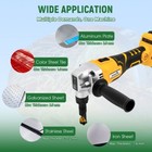 Cordless Speed Nibbler For Sheet Metal Cutting  Hole Saw Cutter Two Battery