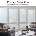  Window Privacy Film  Frosted Glass Static Cling Sun Heat 17 5  X 78 7  Pure