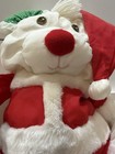 Vintage Fisher-price Christmas Puffalump White Bear Mouse Plush  8127 Target Exc