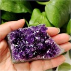Aaaa Grade Natural Amethyst Geode Cluster Purple Quartz Crystal Mineral Specimen
