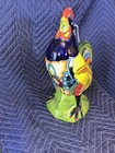 Talavera Mexican Pottery Animal Figure Rooster Chicken Hen Folk Art