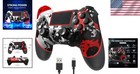 Flame White Wireless Ps4 Controller With Six Axis Motion     Quick Charge Included