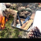 Huge 5 X 1 2  Ferro Rod Fire Starter Survival Striker Flint   Emergency Paracord